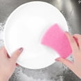 thumbnail image 3 of REGALWOVEN Kitchen Non-Scratch Sponges, Dual Side Sponges for Washing Dishes, Pots and Pans, Cleaning Sponges for Kitchen, Household, Bathroom Pink 12 Pcs, 3 of 6