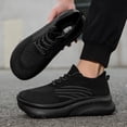 thumbnail image 2 of Lace Up Breathable Mesh Knit Chunky Sole Casual Sneakers, 2 of 5