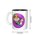 thumbnail image 2 of Taza de cerámica de Looney Tunes para hombres y mujeres, linda taza de café y agua para las vacaciones de Navidad, diseño único con asa para la oficina en casa, taza de café y té decorativa para, 2 of 5