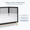 thumbnail image 4 of Dream On Me Hygge 5-in-1 Convertible Crib, Matte Black Vintage, 4 of 9