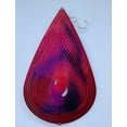 thumbnail image 4 of Dundee Deco's Wind Spinner in Gift Box - 3D Hanging Indoor Outdoor Yard Garden Decoration - Mandala - Rain Drop - Red, Pink, Purple - 12 inch - Unique Gift Idea For Men Women, Souvenir, Present, 4 of 6