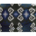 thumbnail image 4 of oneOone Georgette Viscose Fabric Diamond & Swirl Ikat Print Fabric BTY 42 Inch Wide, 4 of 4