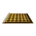thumbnail image 2 of Ahgly Company Machine Washable Indoor Rectangle Abstract Yellow Modern Area Rugs, 8' x 12', 2 of 4