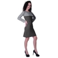 thumbnail image 4 of Moomaya Womens T-shirt Dress Full Sleeve Sequin Patch Pocket Summer Dresses, 4 of 8
