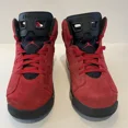 thumbnail image 3 of Ni - ke Air Jordan 6 Retro Kids Toro Bravo Red 384665-600 Shoes Size 5Y Women's Size 6.5, 3 of 5