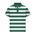 thumbnail image 5 of Men's Collared Shirts Short Sleeve with Pocket Big and Tall Solid Color Breathable Button Turndown Blouse, 5 of 5
