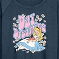 thumbnail image 3 of Disney - Alice in Wonderland - Day Dreaming - Women's Lightweight French Terry Long Sleeve Shirt, 3 of 5