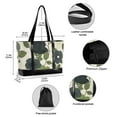 thumbnail image 2 of FORMRS Canvas Laptop Tote Bag for Women with 15.6" Computer Compartments Shoulder Handbag, Navy Flower, 2 of 7