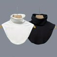 thumbnail image 3 of QJUHUNG Solid Color Turtleneck Fake Collar High Elastic Soft Warm Dicky Collar Winter Thick Coldproof Inside False Collar, 3 of 6