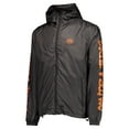 thumbnail image 2 of Men's Black Houston Dynamo FC Graffiti Hoodie Full-Zip Windbreaker, 2 of 4