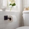 thumbnail image 2 of Autumn Alley Black Toilet Paper Holder - Modern Black Toilet Paper Holder Wall Mount, Unique, 2 of 9