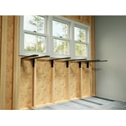 The Original Granite Bracket Side Wall Hidden Countertop Support Bracket, 20 Inch, Right