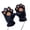 Black, variant on Bear Paw Costume Gloves Bear Paw Mittens Winter Plush Bear Paw Gloves