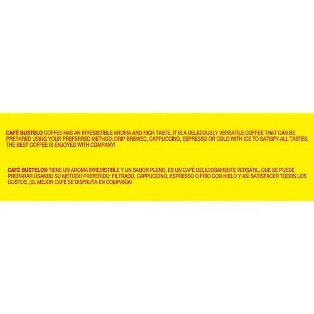 Caf Bustelo Dark Roast Ground Coffee Ground Arabica - Dark/Bold - 10 oz Per Can - 24 / Carton
