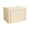 thumbnail image 2 of Clearance Under Bed Storage Closet Organizer Clothes Storage Bag Storage Containers with Handles and Clear Window Foldable Under Bed Storage Moving Bags Clothes Storage (Size : 50*40*33cm）, 2 of 9