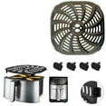 thumbnail image 2 of Air Fryer Grill Pan for Instant Pot Compatible with GAF798 Air Fryer, Accessories Replacement Tray Rack Parts Grill Plate Crisper Plate, Dishwasher Safe, 2 of 9