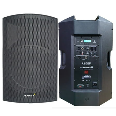 15" 2-Way 4000W Active Powered Speaker Bluetooth TWS PA Audio DJs Speaker System