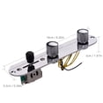 thumbnail image 3 of Tele Guitar TL Control Plate Panel & Knobs Replacement for Tele Style Guitar Silver, 3 of 4