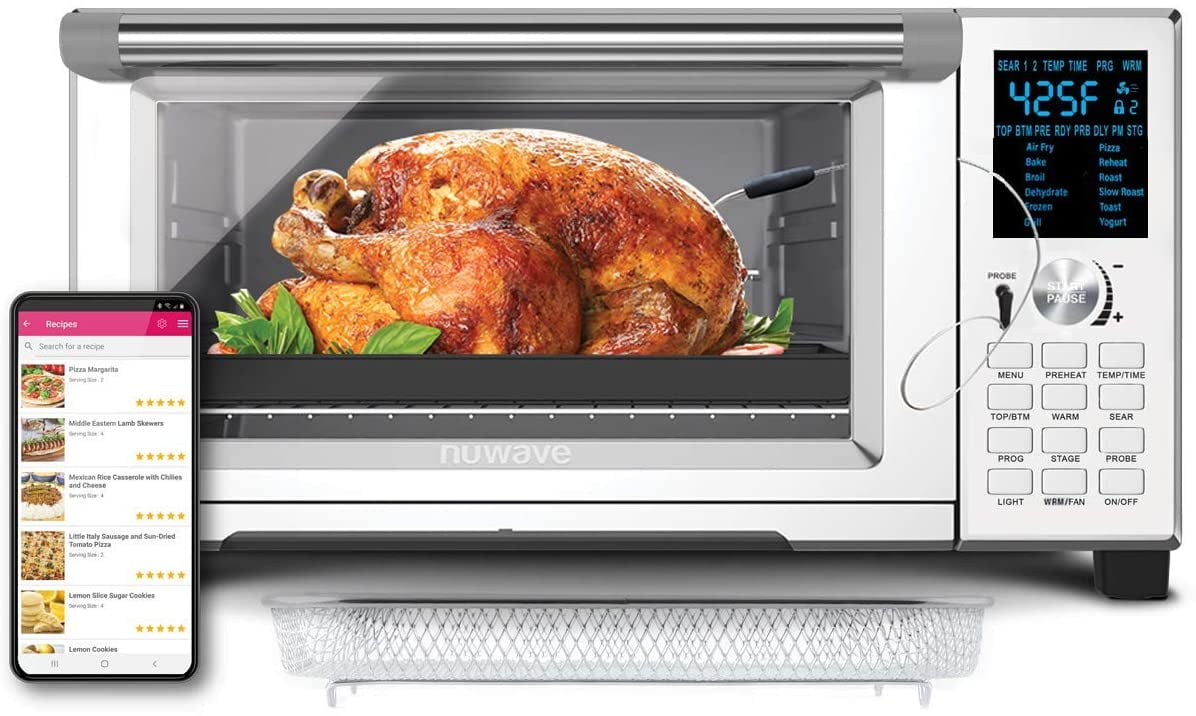 NuWave Bravo XL Convection Air Fryer Oven Grill 30Quart 10in1