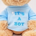 thumbnail image 3 of Gund IT'S A BOY Blue T-Shirt Polyester Plush Teddy Bear Q-GM18810, 3 of 3