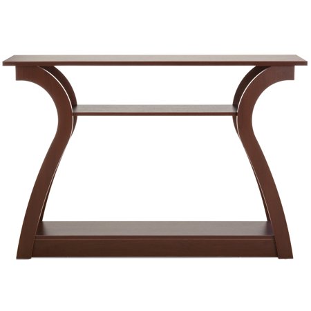 - Best Choice Products 47in 3-Shelf Modern Decorative Console Accent Table Furniture for Entryway, Living Room - Brown