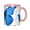 Pink, variant on Beard Salon Male Coffee Mug Fun Custom Ceramic Mugs 11oz Navy Blue