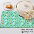 thumbnail image 5 of Placemat, Pioneer Flower Floral Print Pattern Place Mats Table Mat Set Of 2, PVC Washable Placemats for Party Kitchen Dining Decoration, 18x12 Inch, Fade Resistant, 5 of 6