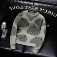 thumbnail image 3 of Sudadera con cuello redondo y estilo vintage Y2k para hombre, jersey de estilo coreano, cálida, holgada, de lujo, nueva oferta de bienvenida, 3 of 4