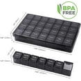 thumbnail image 3 of Lifewit Monthly Pill Organizer, 28 Day Pill Box, 4 Weeks One Month Pill Cases, Large Compartments, 3 of 9