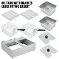 thumbnail image 2 of EDTara Commercial Electric Deep Fryer 3600W, Dual 12.6Qt/12L Tanks with 2 Baskets, Precise & Independent Temp Control**, 2 of 7