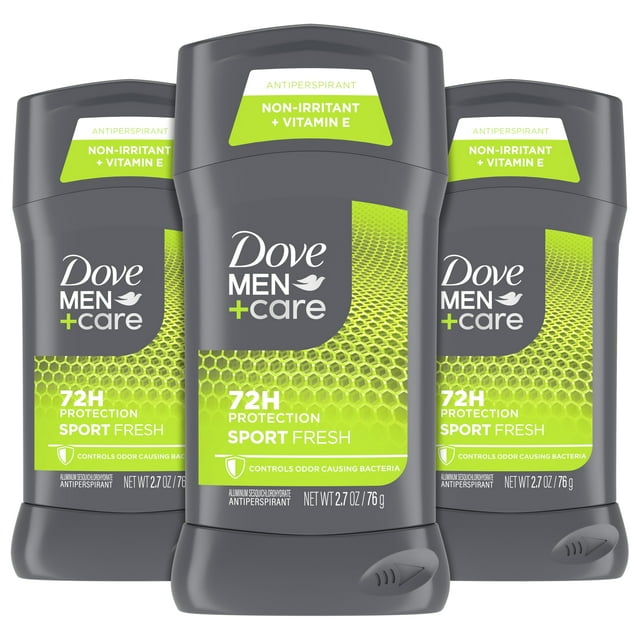 Antitranspirante DOVE MEN + CARE Sportcare Fresh, 80 ml, paquete de 3