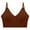 Brown, variant on Loopsun Plus Size Bras for Women, Womens Solid Color Underwear Gathered without Steel Rings Suspender Beautiful Back Bra Beige XXL