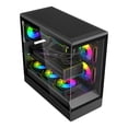 thumbnail image 2 of Black gaming computer tower metal case, 2 of 5