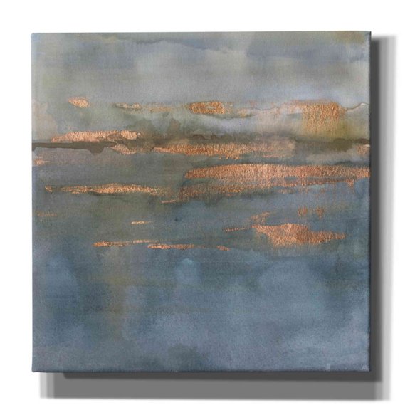 Epic Graffiti 'Copper Emulsion II' by Victoria Borges, Canvas Wall Art, 37"x37"
