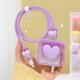 thumbnail image 3 of Funda protectora de Cable de carga transparente, corazón de amor con lindo cubierta suave, Corea, enchufe seguro de carga, USB, iPhone 18/20W, 3 of 4