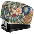 thumbnail image 4 of UNICEU Abstract Flower Print 4 Slice Toaster Cover Kitchen Small Appliance Cover Toaster Bread Maker Covers Home Decoration, 4 of 6