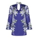 thumbnail image 5 of Blusa suelta casual de manga larga acampanada con cuello en V para mujer Fridja  fhghd2404, 5 of 7