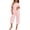 B-Pink Floral, variant on Womens Pajama Sets Short Sleeve Button Down Tops and Capri Pants 2 Piece Outfit Soft Pjs Sleepwear Loungewear with Pockets