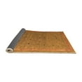 thumbnail image 2 of Ahgly Company Indoor Rectangle Abstract Orange Modern Area Rugs, 5' x 7', 2 of 4