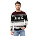 thumbnail image 5 of GymChoice Knitted Christmas Sweater For Family,Reindeer Snowflakes Knitted Pullover, 5 of 6