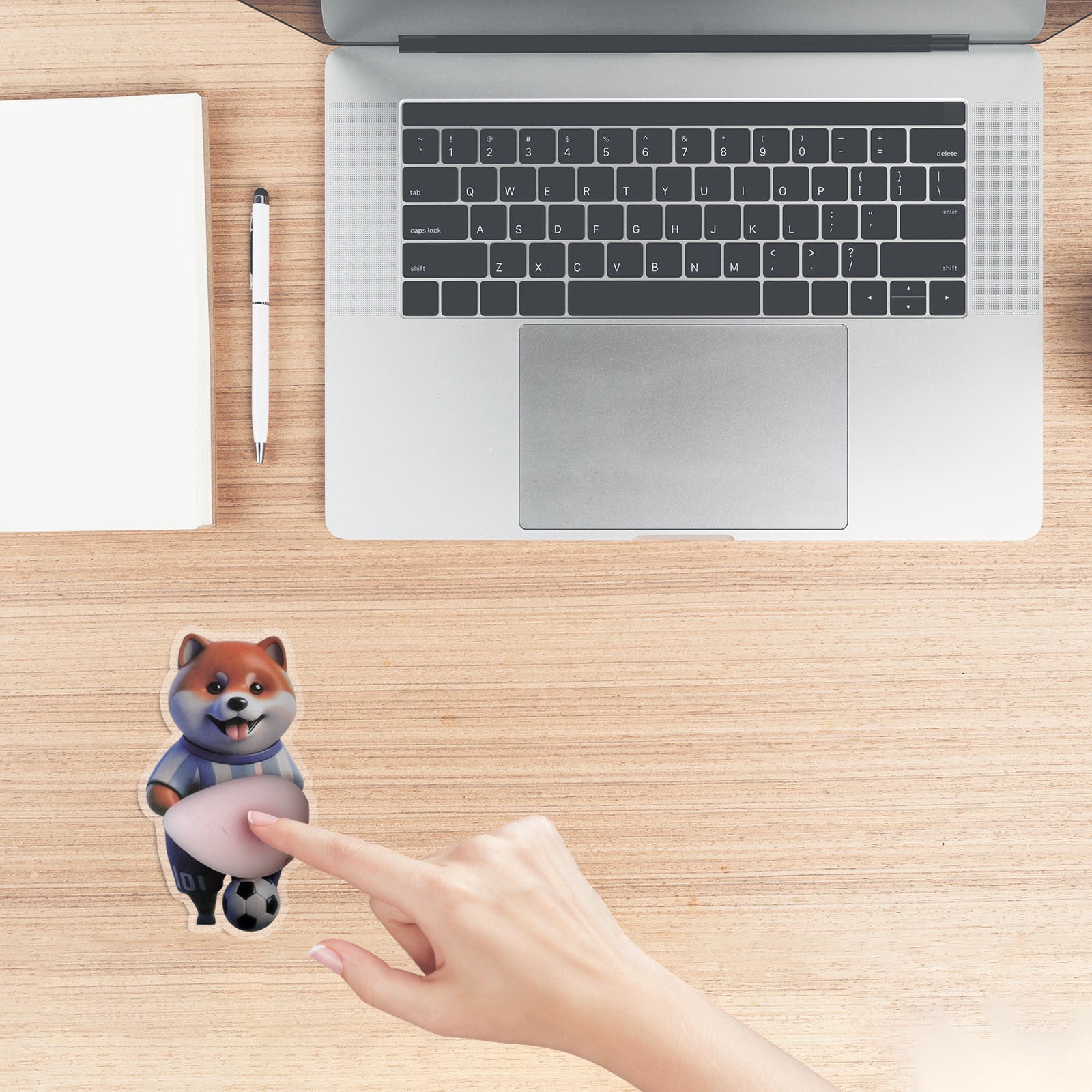 20 Pcs 3D Shiba Inu Dog Belly Stickers, Super Soft Silicone Anti-Collision Stickers, Cute Dog Belly Sticker as Car Door Protector, Table Edge Protector & Cute Decor Sticker for Home and Car