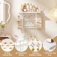 thumbnail image 5 of Sfugno Jewelry Organizer, Wood Wall Mounted Jewelry Holder and Jewelry Storage for Necklaces Bracelets Earrings Rings Display, 5 of 9