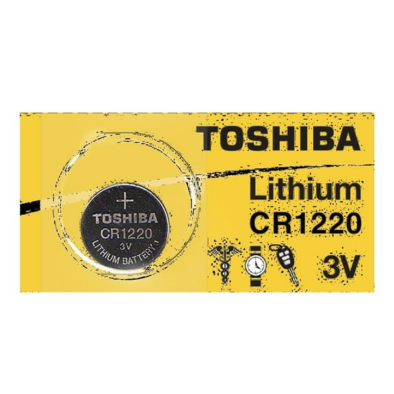 5 Toshiba 3v Battery CR1220 CR-1220 Lithium Batteries DL1220