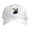 White, variant on - Grim Reaper Eating Pizza Embroidered Dad Hat