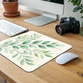 thumbnail image 5 of Watercolor Green Leaves And Branches Mouse Pad Low Profile Gaming Mat, 5 of 7