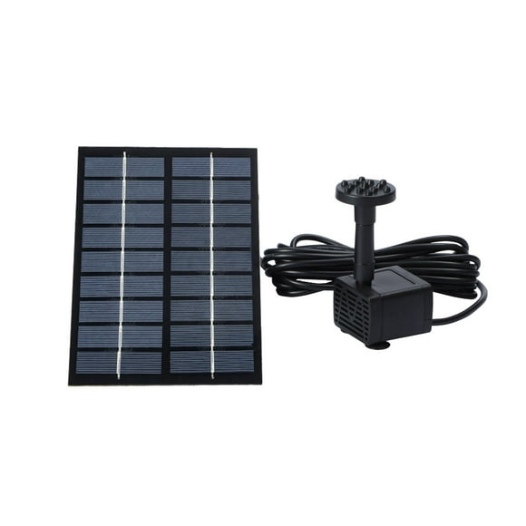 EGNMCR Solar Water Pump Kit, Solar Powered Water Pump With 7 Nozzles, DIY Water Feature Outdoor Pump For Bird Bath, Garden And Fish Tank water pump