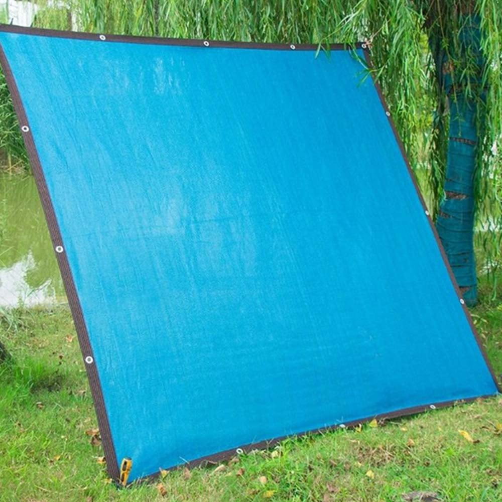 80 Blue Shade Cloth, 2x3 Metre Durable Mesh Tarp, Garden Sunblock Shade Cloth Shading
