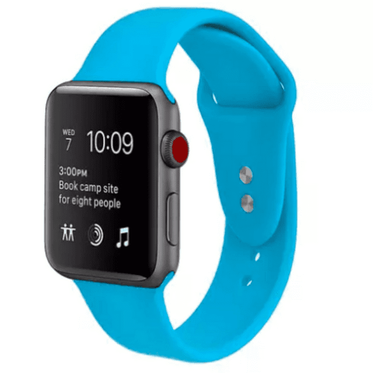 Apple Watch Series 3 (GPS, 38MM) - Silver Aluminum Case with Blue