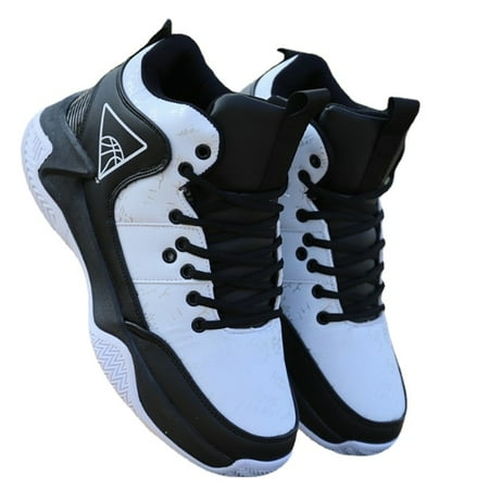 

Autumn and winter tide shoes men s all-match high top basketball sneakers trend waterproof leather shock absorption high state boots shoes men