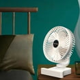 thumbnail image 6 of Clearance PEONAVET Fan For Bedroom Table Fan,Rechargeable Battery Operated Desk Fan With LED,Quiet Table Fan For Home,180° Adjust Tilt,3 Speeds Settings,Portable Fan For Office,Kitchen, 6 of 6